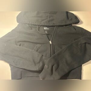Hollister California black zip up